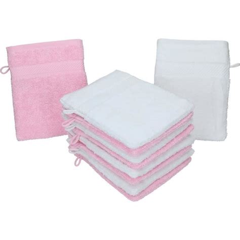 Betz Lot De 10 Gants De Toilette Palermo 100 Coton Taille 16x21 Cm