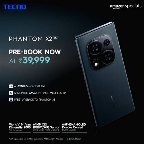 Tecno Launches Phantom X In India With Mediatek Dimensity G Chipset