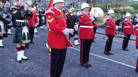 Ths Farewell To Gibraltar By The Band And Corps Of Drums Of The Royal