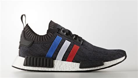 Adidas NMD R1 Primeknit Black Tricolore JustFreshKicks