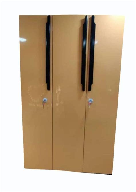 Doors With Locker Brown Mild Steel Almirah Without Mirror At Rs