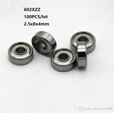 100 Unids Lote 602XZZ 602XZ 602ZZ 2 5x8x4mm Rodamiento Deslizante