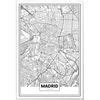 Panorama Cuadro De Aluminio Mapa De Madrid X Cm Con Ofertas En