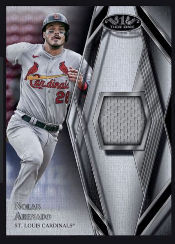 2022 TOPPS Tier One Jersey Relic Patch NOLAN ARENADO Topps MLB Bunt