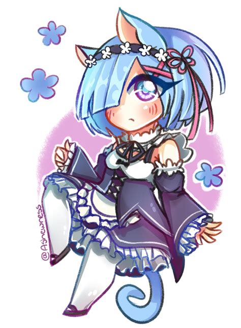 Chibi Rem By Ashewness On Deviantart