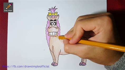 Smiling Horse Drawing