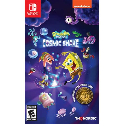 Spongebob Squarepants Cosmic Shake Coin Edition Nintendo Switch