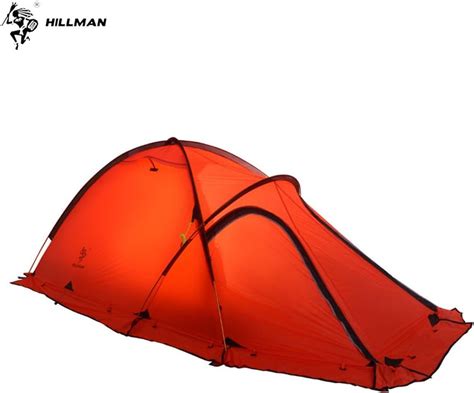 Hillman Alpine Tent 2 Person 4 Season 20d Double Layer Silicone