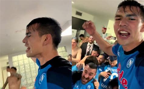 Chucky Lozano Así Celebró Campeonato Con Napoli Video Mediotiempo