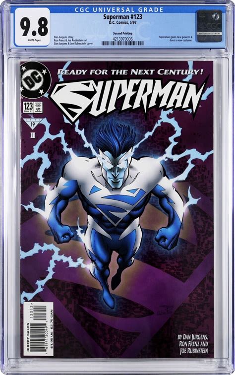 Dc Comics May Superman Second Printing Cgc Rare Variant