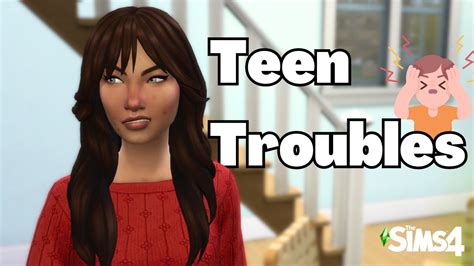 My Teen Sim Is Problematic The Sims Growing Together Pt Youtube