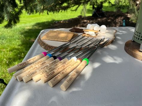 Roasting Sticks Marshmallow Roaster Hotdog Camping - Etsy