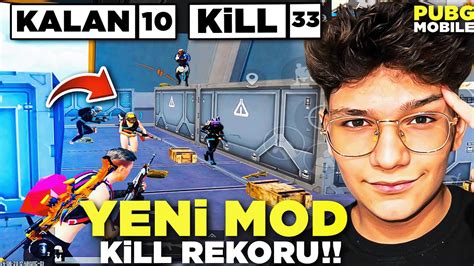 Yenİ Mod Kİll Rekorumu Kirdim😱 Pubg Mobİle Youtube