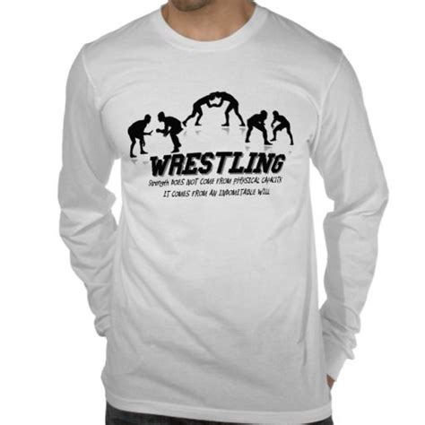 Wrestling T Shirt Zazzle Long Sleeve Tshirt Men Shirts T Shirt