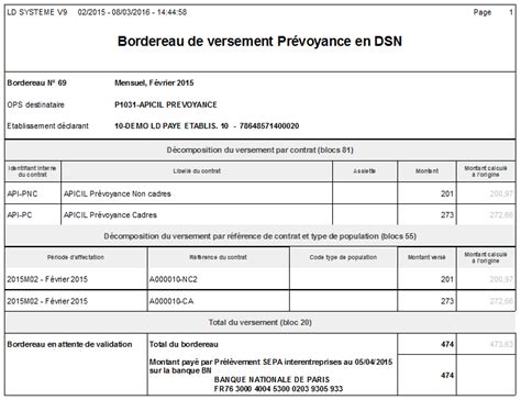 Bordereaux De Versement