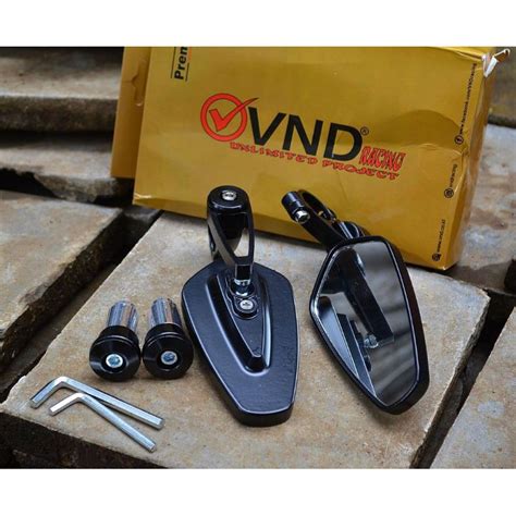 Jual Spion Sepion Jalu Bar End Oval Segi Lima Vnd Kaca Putih Vespa Nmax