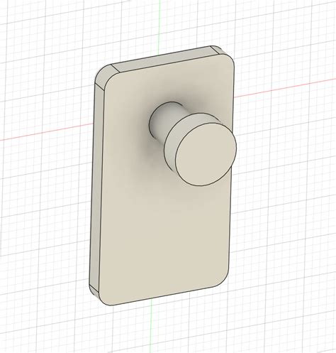 Keyhole Pin Insert Hanger For Small Command Strip By ParkyCat