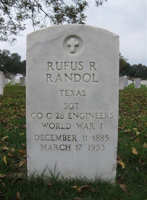 Rufus R Randol Find A Grave Memorial