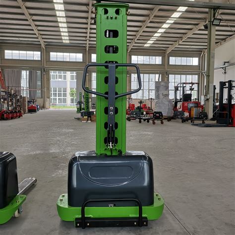 Self Loading Lifting Portable Forklift Electric Stacker 1000kg 500kg