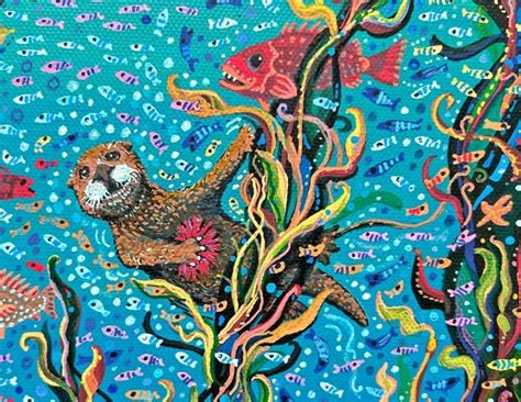 Elakha Alliances Art Auction Raises Funds To Bring Sea Otters Back To