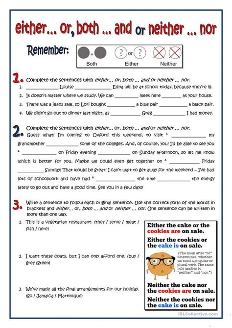 Correlative Conjunctions 5th Grade