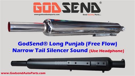 Godsend® Bullet Long Punjab Silencer Sound Long Punjab Narrow Tail Silencer 2019 Youtube