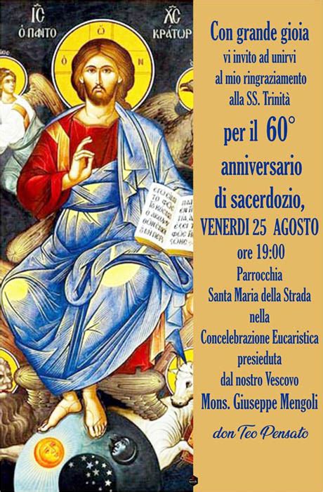 Agosto Anniversario Di Sacerdozio Di Don Teo Pensato