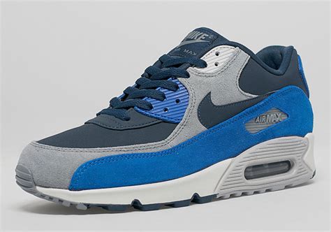 Nike Air Max 90 Suede - Grey - Royal - Navy - SneakerNews.com