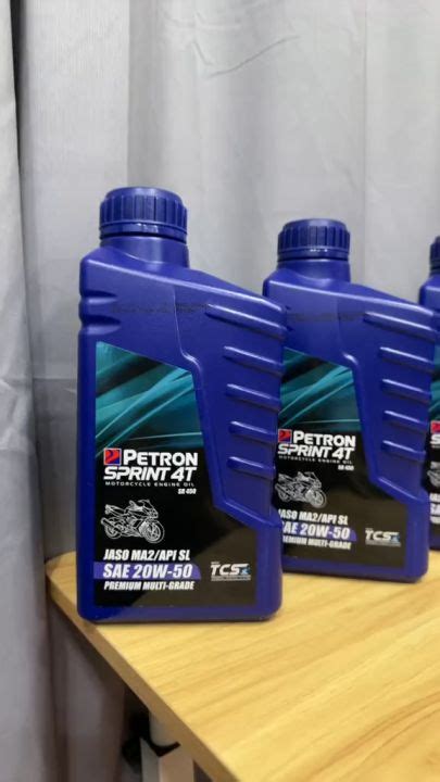 Petron Sprint T Sr Premium Multigrade Motorcycle Oil Sae W L