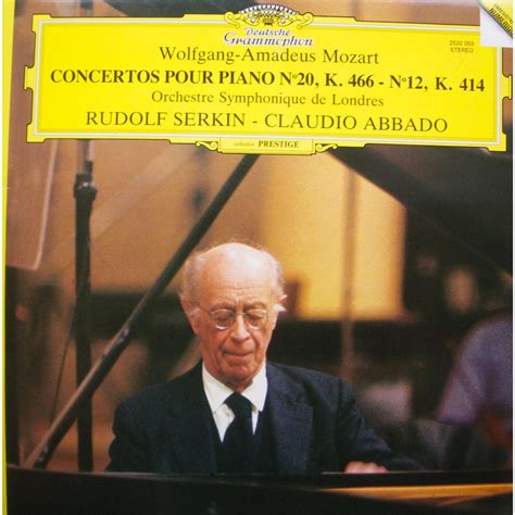 Mozart Piano Concertos N Numerique By Rudolf Serkin Claudio