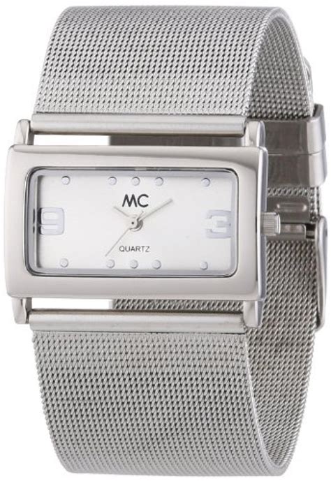 Mc Timetrend Damen Armbanduhr Analog Quarz Milanaiseband B Imb Ueq