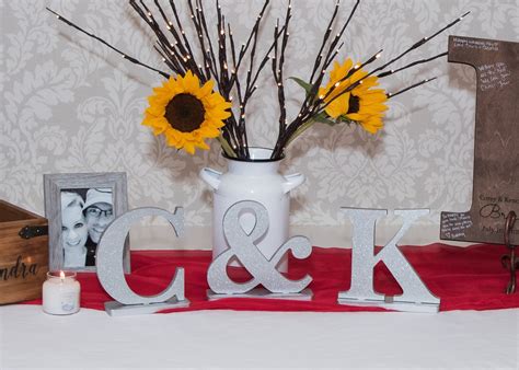 Wedding Sign Standing Wedding Initials Wooden Letters Initials - Etsy