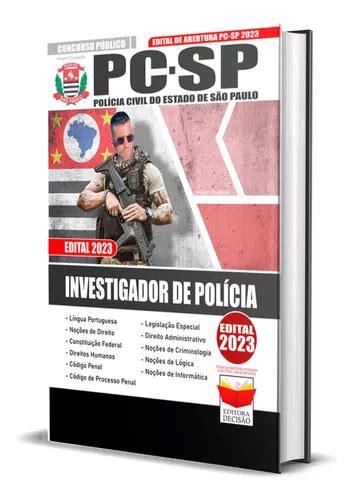 Apostila Pc Sp Investigador De Pol Cia Atualizada Ed Decis O