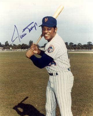 Willie Mays Autographed X