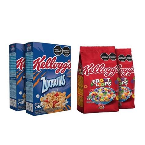 Combo Zucaritas Kelloggs Gr X Froot Loops Kelloggs Gr X