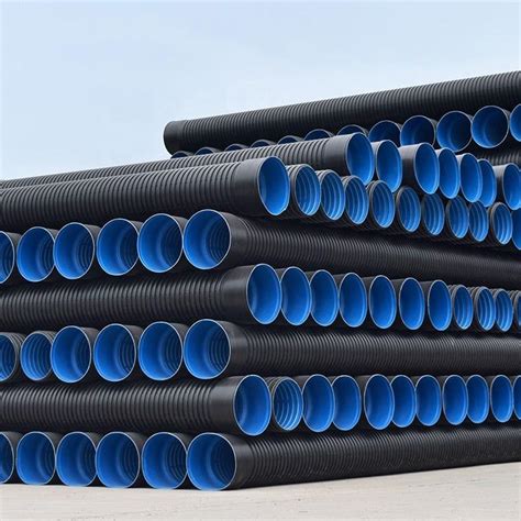 High Quality Plastic Polyethylene Hdpe Double Wall Corrugated Dwc