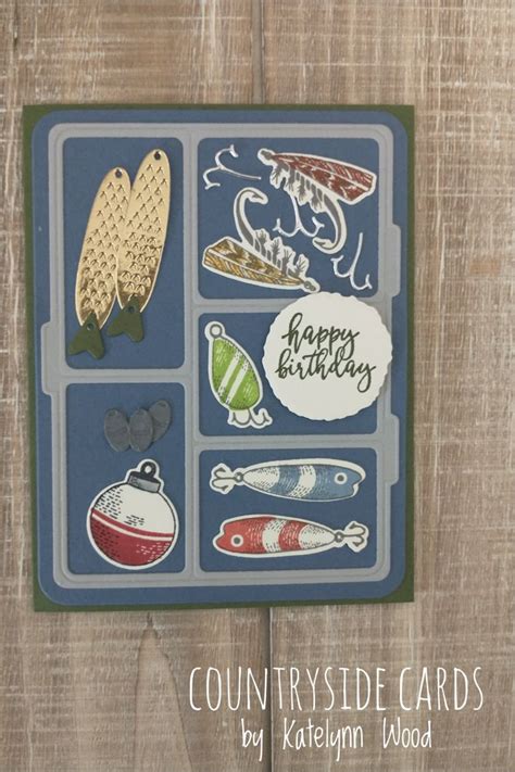 Tackle Box Countryside Cards Fishing Birthday Cards Fishing Cards