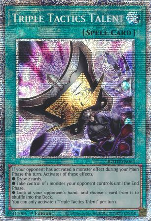 Triple Tactics Talent Yugioh Trollandtoad