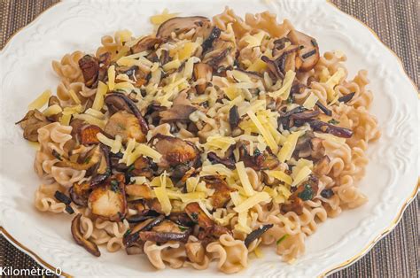 Photo de recette de pâtes facile aux cèpes et aux truffes de Kilomètre