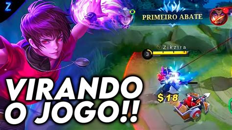 Virando Um Jogo Perdido Dyrroth Gameplay Mobile Legends Youtube