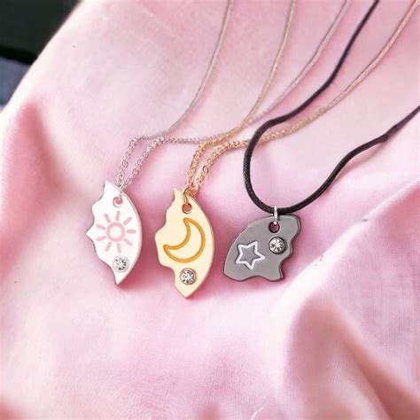 Amity Trio Best Friends Necklace In 2024 Friend Necklaces Bff Necklaces Bff Jewelry