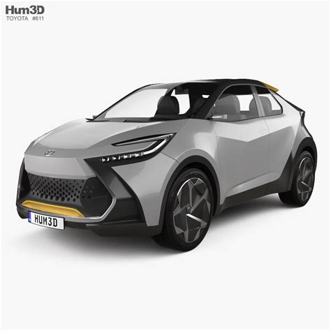 Toyota C-HR Prologue 2023 3D model - Vehicles on Hum3D