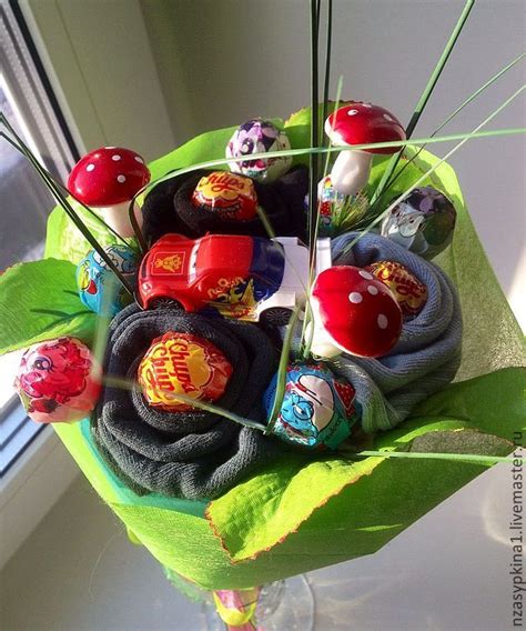 Мини-букет из носков "Детский" купить в интернет-магазине Ярмарка ...