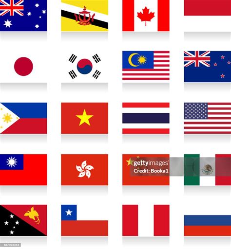 Asiapacific Economic Cooperationapecflag Collection High Res Vector Graphic Getty Images