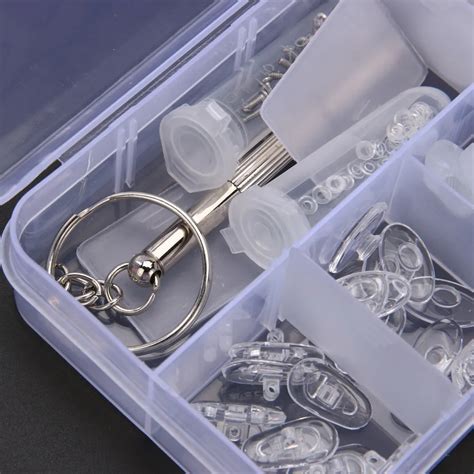 2018 Optical Glasses Repair Kit Eyeglass Repair Screws Tool Box