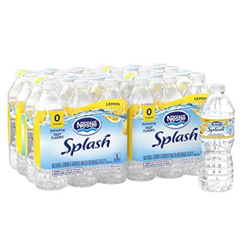 Nestle Splash Water Lemon 16 9 Fl Oz 24 Count Pricepulse