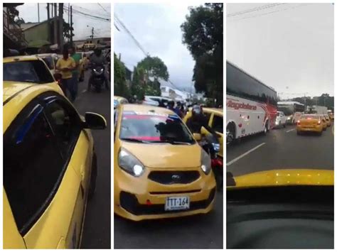 Paro de taxistas en Bucaramanga así está la movilidad de la ciudad con