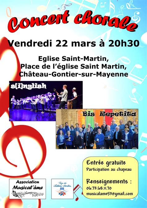 Concert De Printemps Chorale BIS REPETITA Chants Du Monde