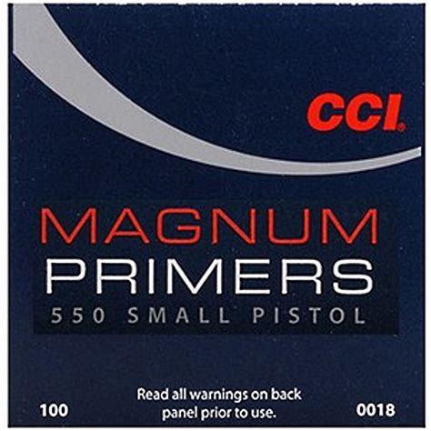 Cci Small Pistol Magnum Primers Box Of Click Click Boom