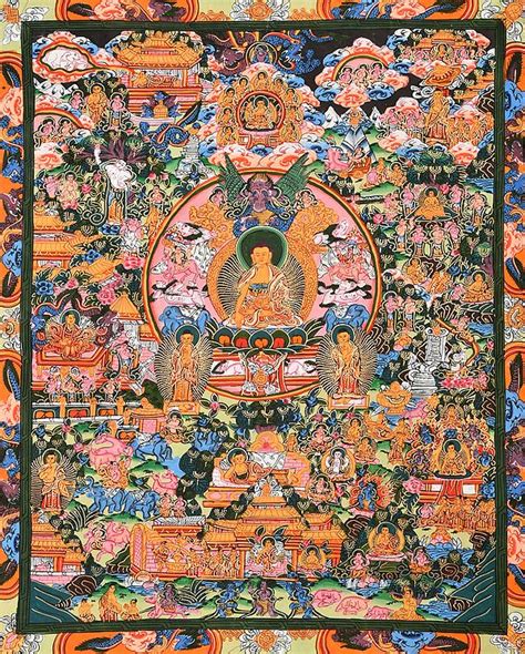 Buddha Mandala Tibetan Buddhist Exotic India Art